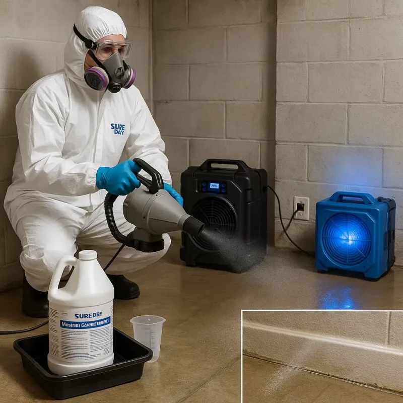Sanitization and Odor Removal process in Crystal Lake, FL